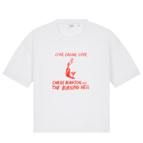 "Live Laugh Love" Tee - Women's Boxy Crop